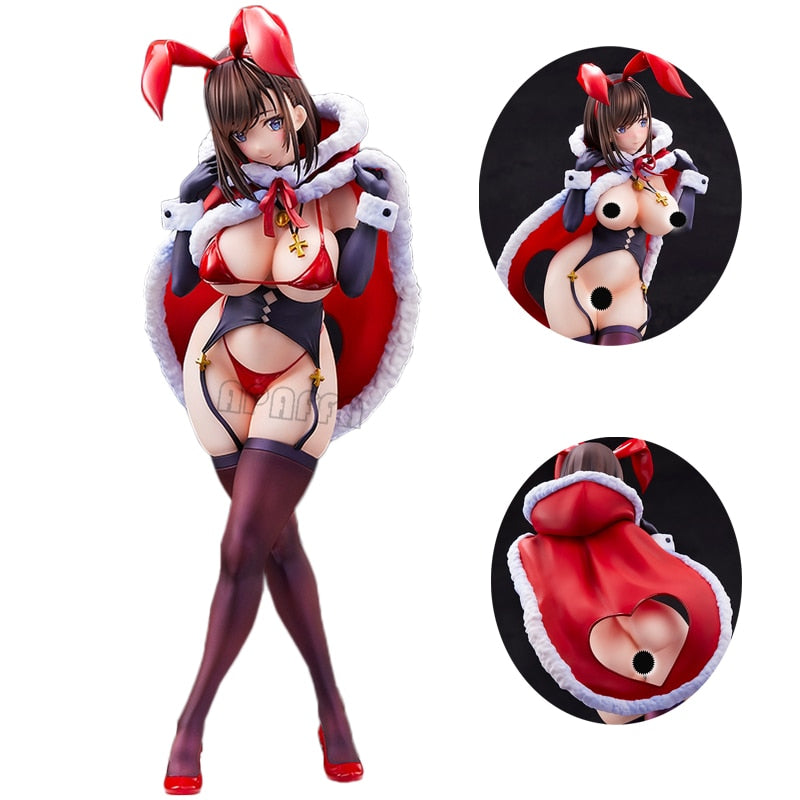 28cm Native Mataro Original Character Christmas Bunny Anime Figure Matarou Bunny Girl Action Figure Adult Sexy Model Doll Toys