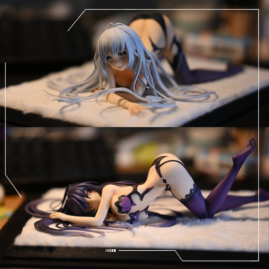 Date A Live Tohka Yatogami Hanten Tobiichi Origami Reisou Kaijo Ver PVC Action Figures Collection Car Office Decoration Figurine