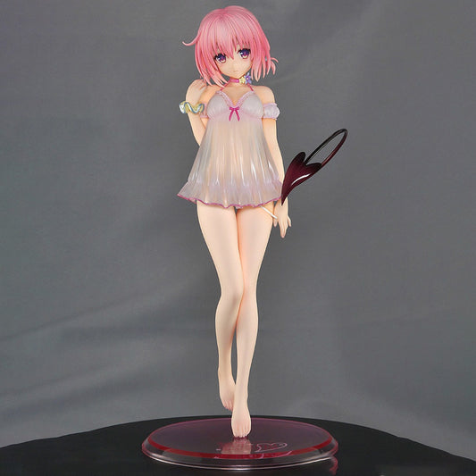 To LOVEru Darkness Momo Belia Deviluke Babydoll Ver Sexy Nude Girl Model PVC Anime Action Hentai Figure Adult Toys Doll Gifts