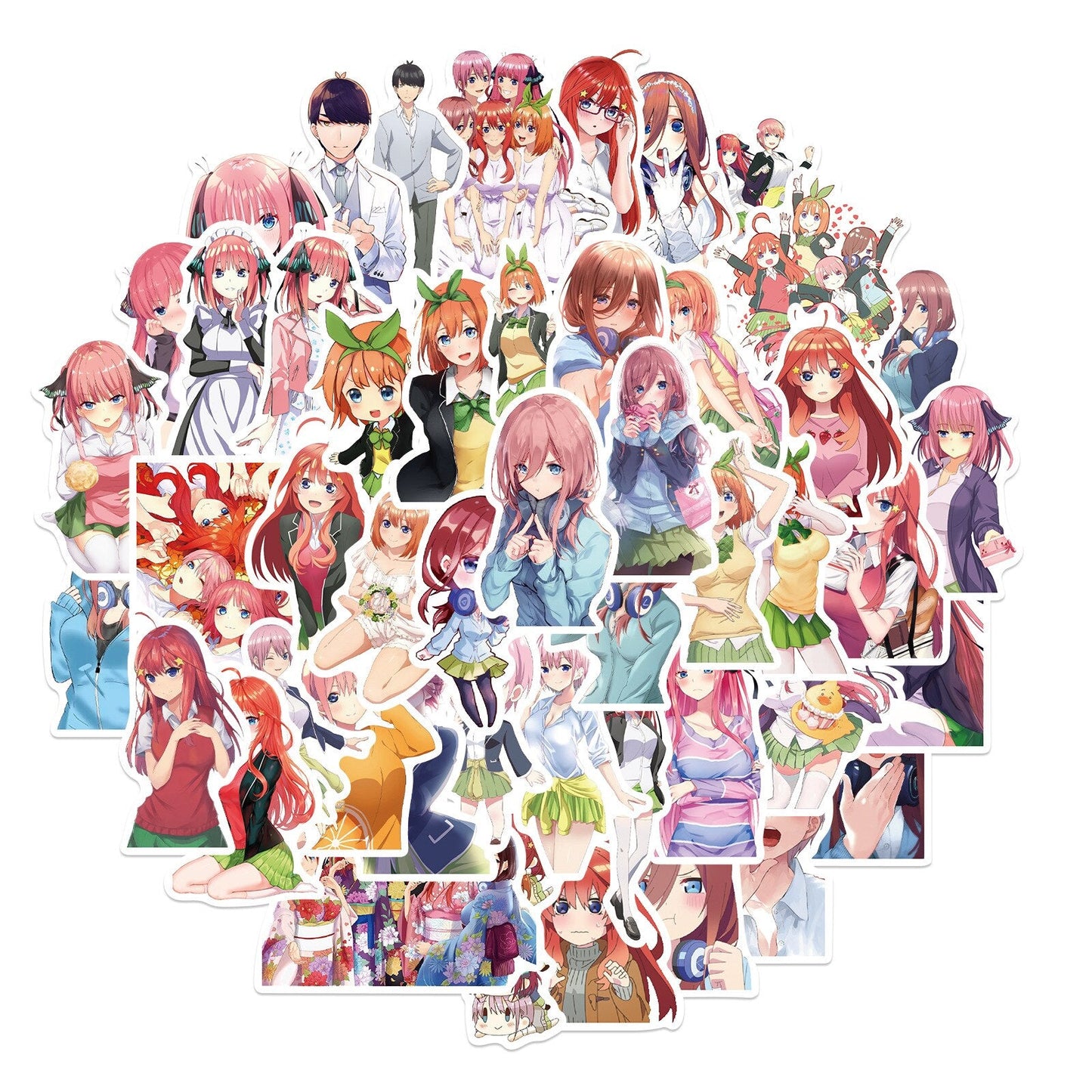 50pcs anime Decal Stickers | Hot girl Waifu stickers Decal Stickers | For  suitcase laptop Car Truck Waterproof Car stickers