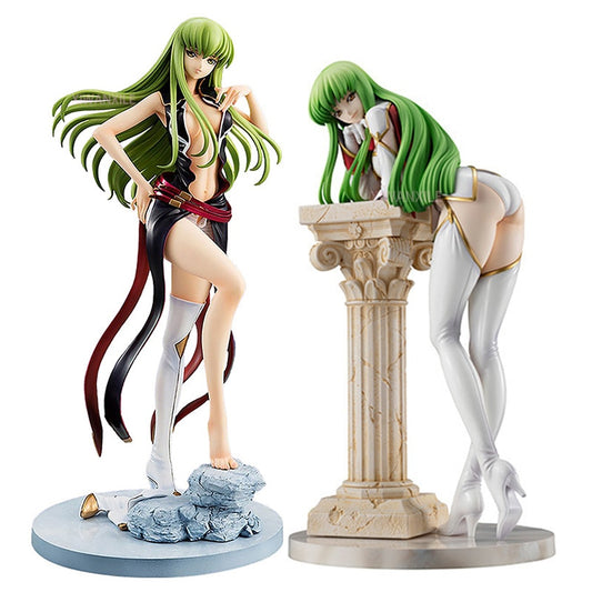 21cm G.E.M. Code Geass: Lelouch of the Rebellion R2 Sexy Anime Figure C.C. Action Figure C.C. Swimsuit Figurine Model Doll Toys