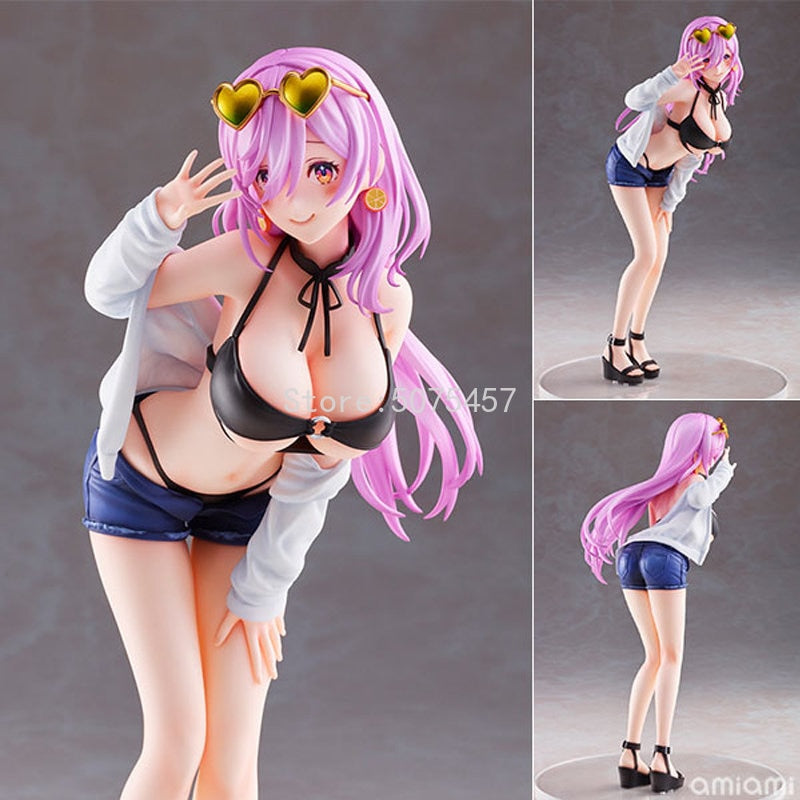 18cm Union Creative Nishizawa 5-miri Sexy Anime Figure Nishizawa 5mm&#39;s Sanjuro Eko Action Figure Collection Model Doll Toys Gift