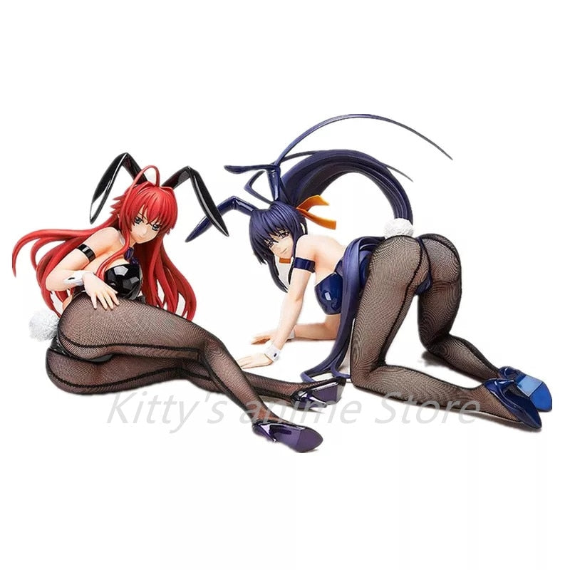 Native FREEing B-style High School DxD Anime Figure Rias Gremory Bare Leg Akeno Himejima Bunny Ver. Action Figure Toys Model