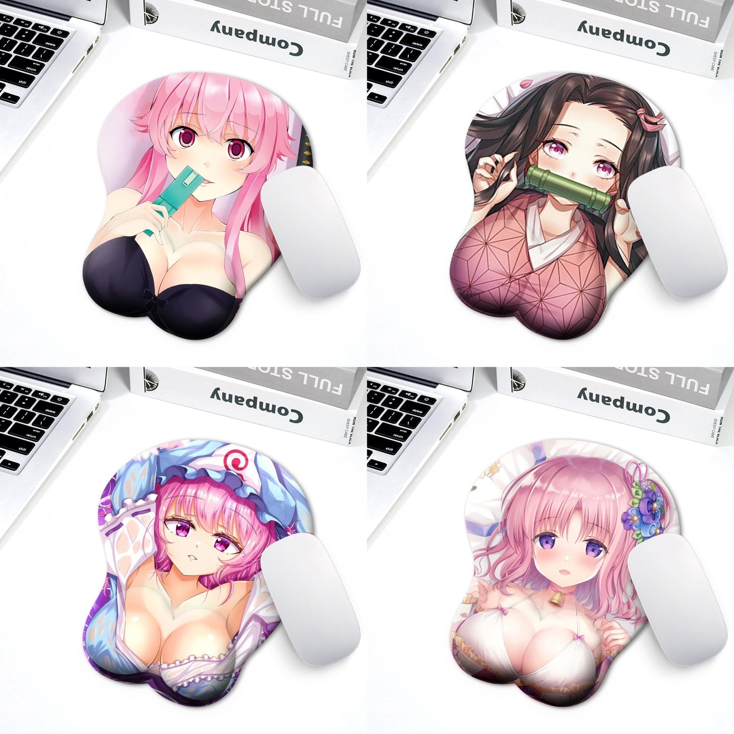 3D Boobs Mousepad | Oppai Ass Tits Mouse Pad | Silicone boobs mousepad