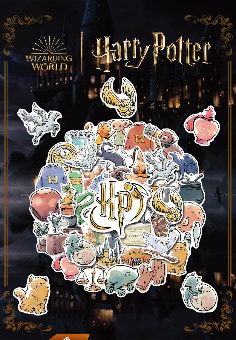 50pcs Harry potter cute stickers, Hogwarts Legacy stickers