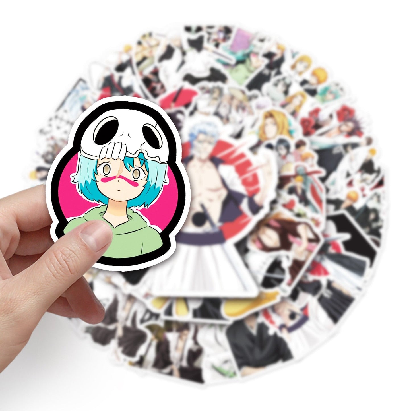 10/40pcs Grim Reaper Japan Anime Graffiti Stickers Bleach Manga Stickers  Laptop Diy Kids Toys Pvc Travel Decal Decor Stickers