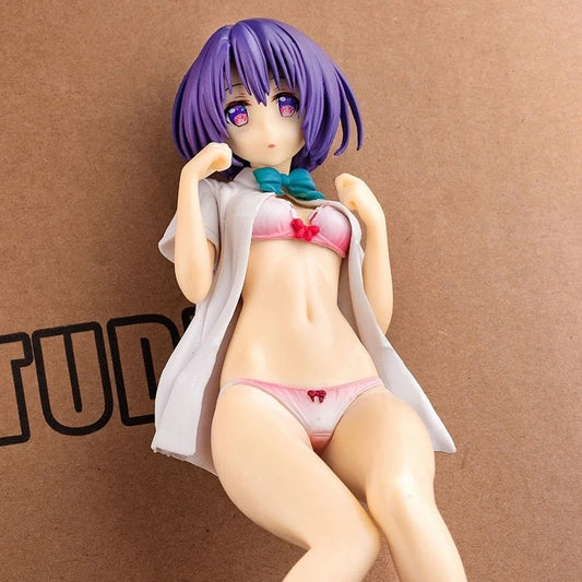 23cm To Love Ru Darkness Haruna Sairenji Figure PVC Cute Sexy Girl Anime Figure Toys Hentai Model Statue Adult Gifts Collection