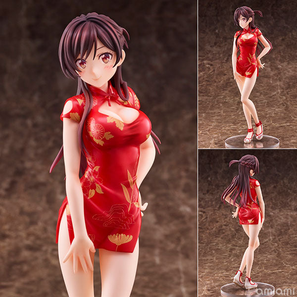 24cm Rent A Girlfriend Sexy Anime Figure Chizuru Mizuhara China Dress Action Figure Chizuru Ichinose Figurine Adult Model Toys