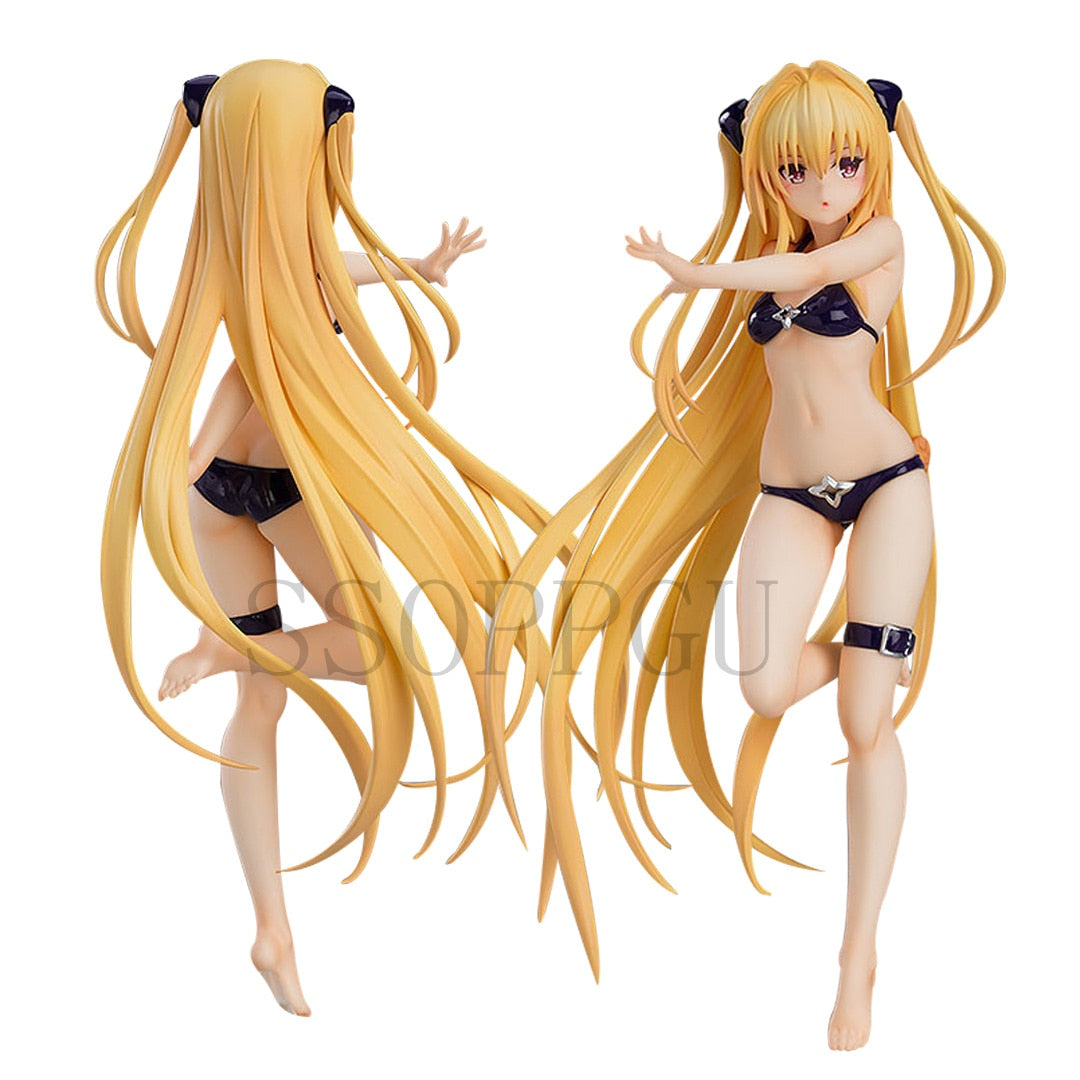 Max Factory To LOVE Ru Darkness Momo Belia Deviluke Golden Darkness Anime Girl PVC Action Figure Toy Collection Model Doll 19CM