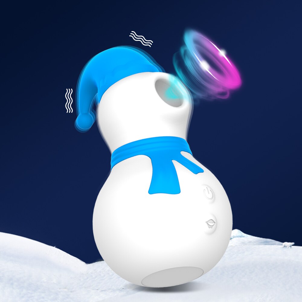 2022 Snowman Sucking Vibrator Female for Women Clit Clitoris Sucker Stimulator Cute Girl Gift Sex Toy Goods for Adults 18