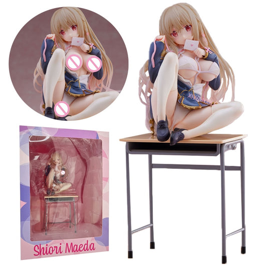 21cm Union Creative TwinBox Maeda Shiori Anime Figure Maeda Shiori Chan Sexy Girl Action Figure Collectible Model Doll Toys Gift