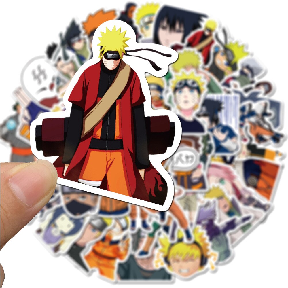 Naruto Uzumaki Sticker Pack  Anime Ninja Martial Arts Japanese