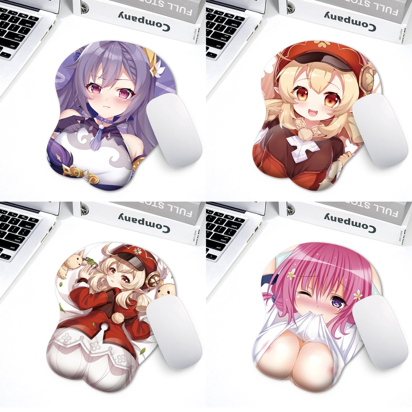 3D Boobs Mousepad | Oppai Ass Tits Mouse Pad | Silicone boobs mousepad