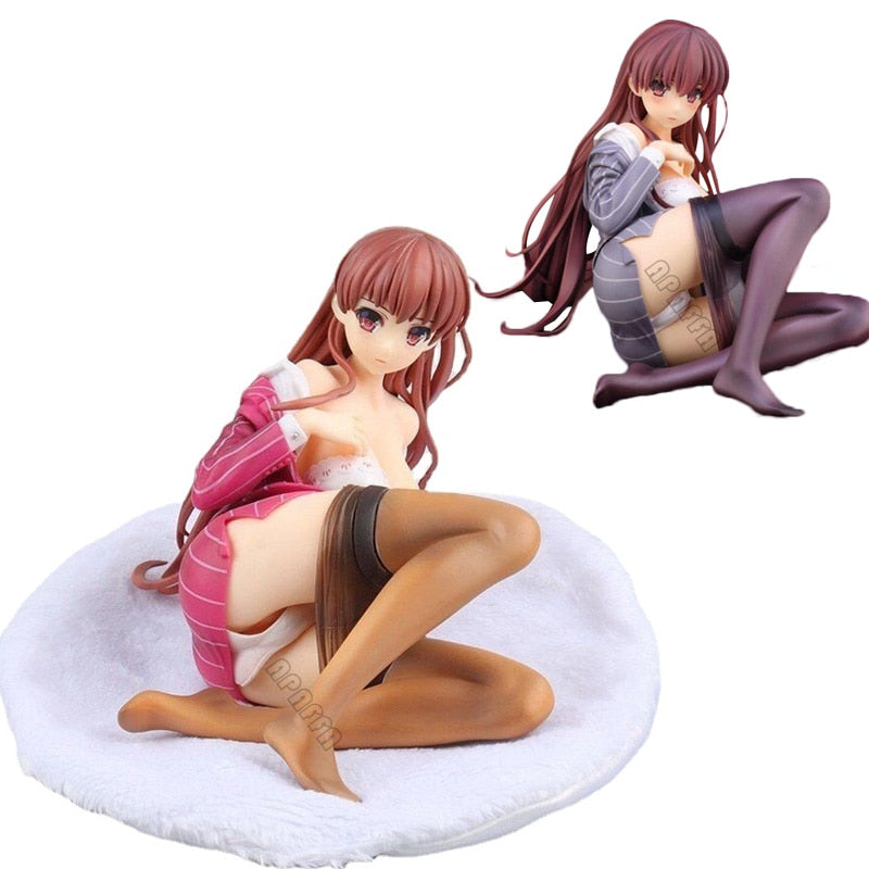 11cm SkyTube Comic Aun Sexy Anime Figure Yuri Akasaka Action Figure Anna Hananoi illustration by Kai Tomohiro Figure Doll Toys