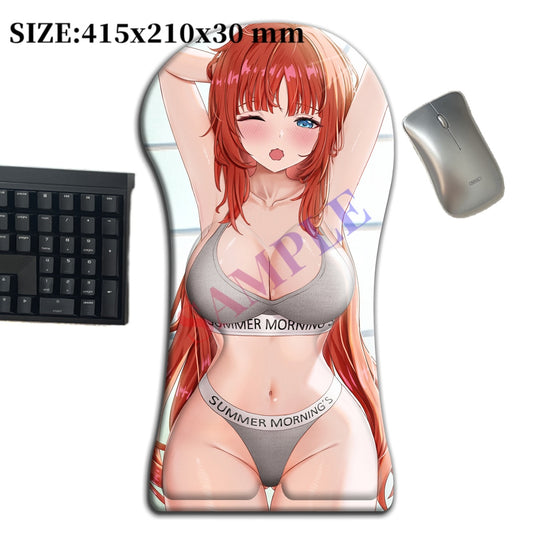 415mm Genshin Impact Nilou 3D Whole Body Large Mouse Pad Arm Wrist Rest Anime Gamer Sexy Oppai Gaming Pad