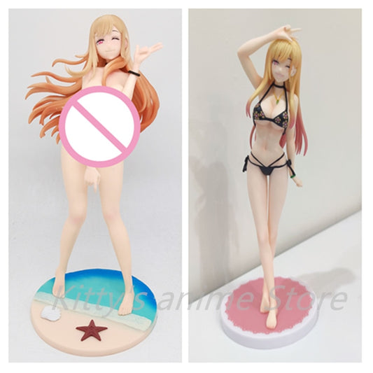 Anime My Dress-Up Darling Figure Swimsuit Kitagawa Marin Adult Girl PVC Action Figure Collection Model Toys Doll Kids Gifts