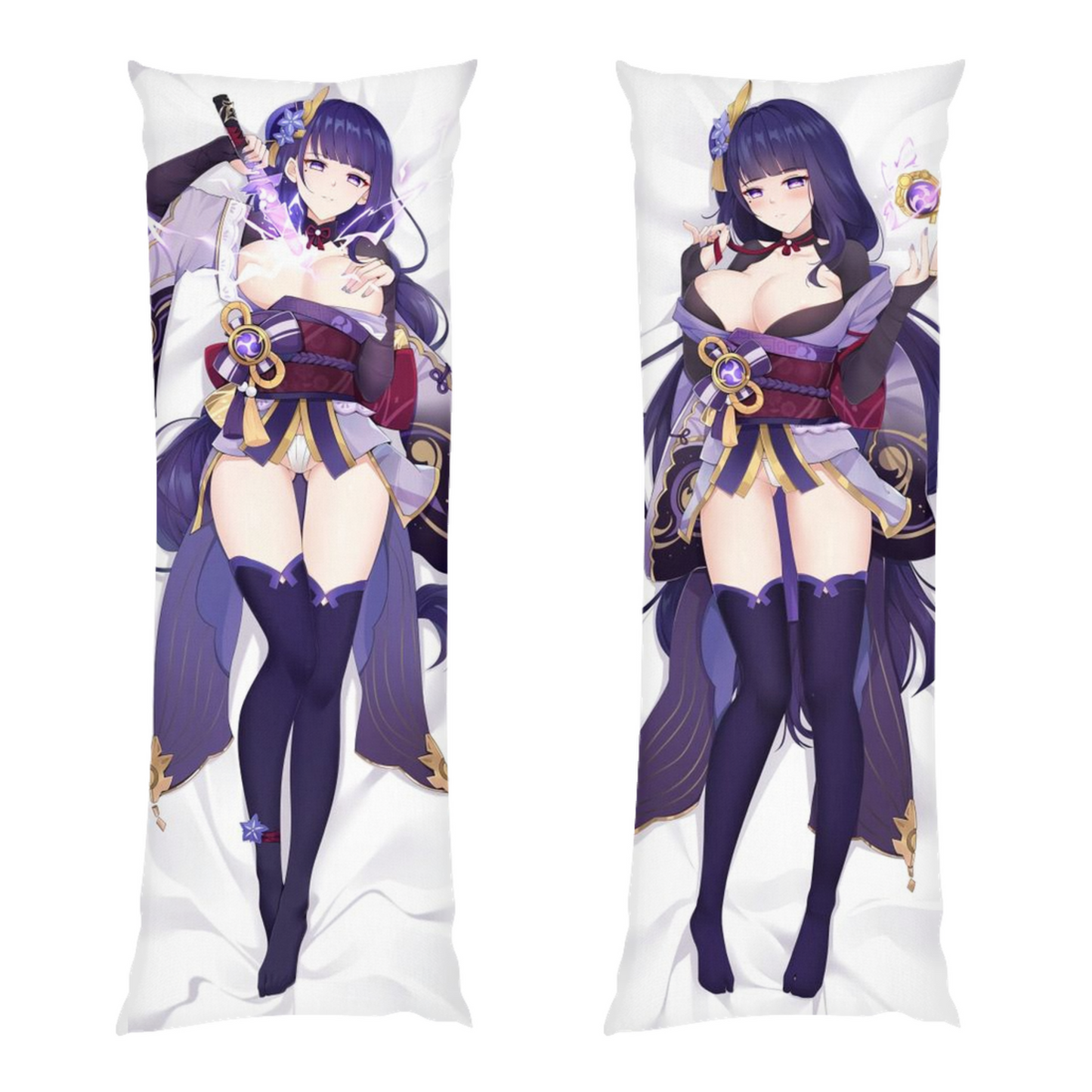 Genshin Impact Body Pillow - Big Boobs Raiden Shogun Dakimakura