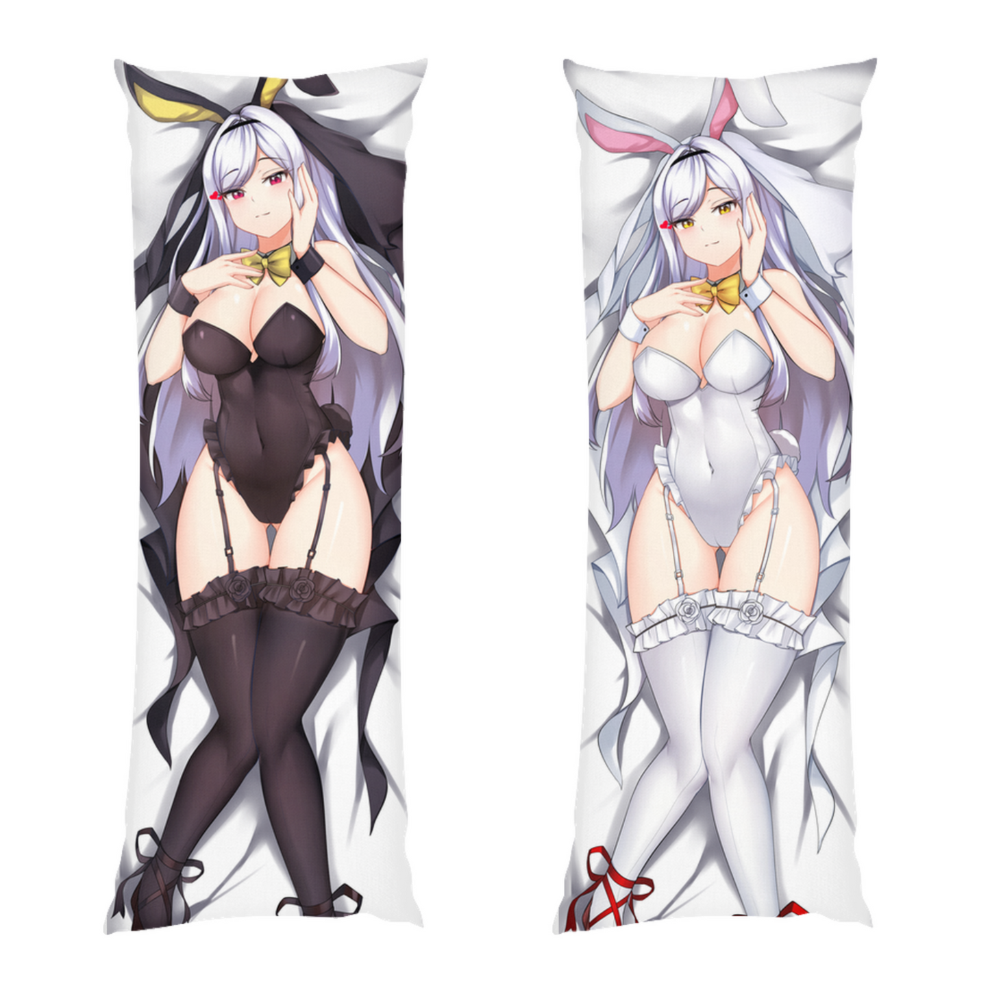 Last Origin Body Pillow - Black Lilith Bunny Girl Ecchi Dakimakura - Gaming Body Pillow Cover