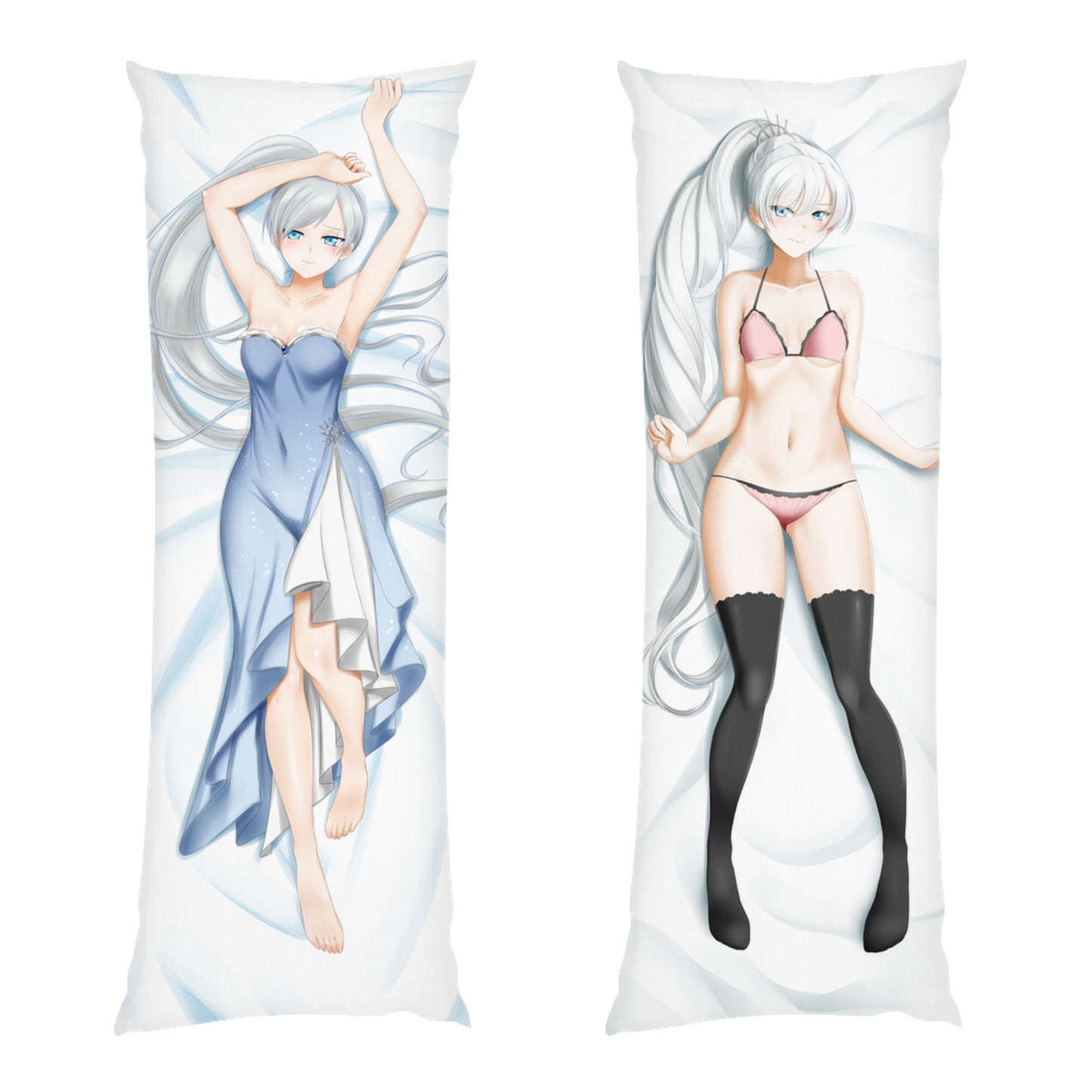 Oreiller de corps RWBY Weiss Schnee - Ecchi Dakimakura - Oreiller Waifu