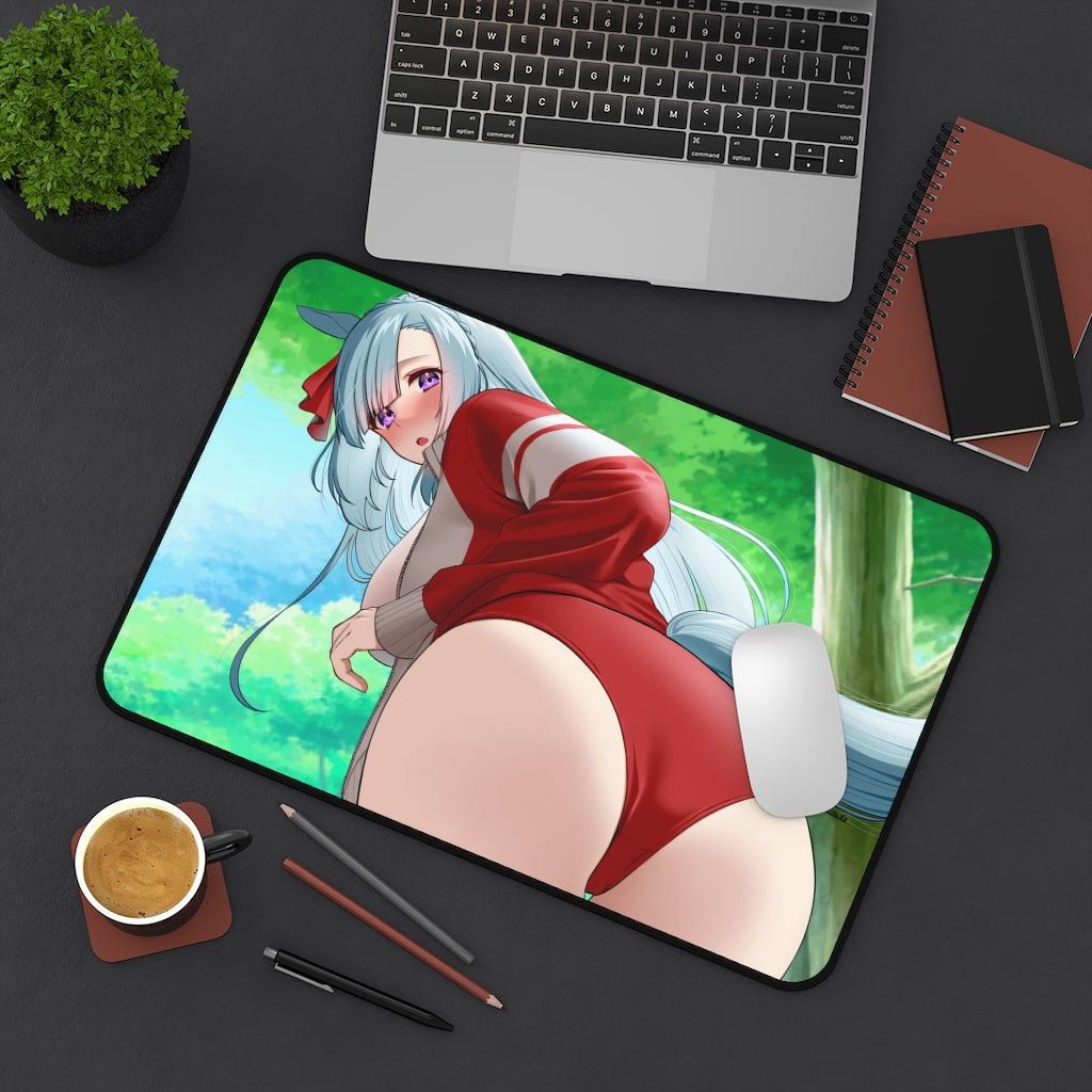 Big Butt Mejiro Ardan Umamusume Pretty Derby Desk Mat - Sexy Anime Girl Mousepad - Gaming Playmat