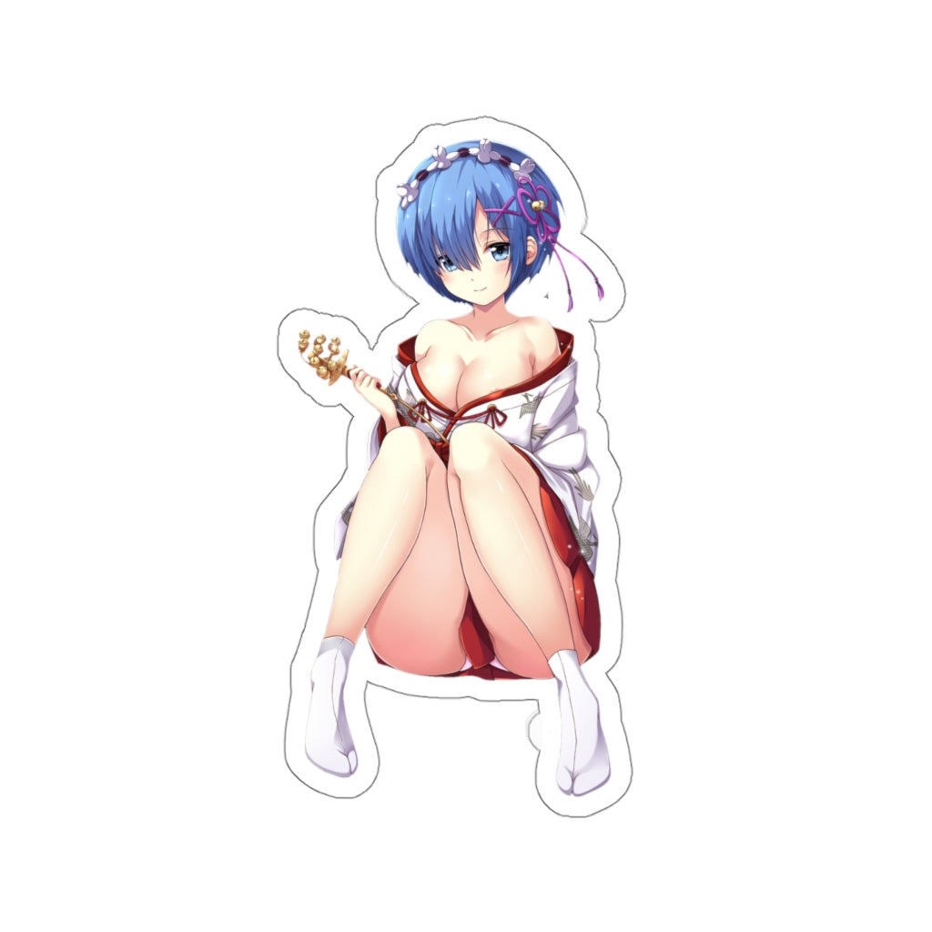 Sexy Yukata Rem Re Zero Waterproof Sticker - Ecchi Vinyl Decal