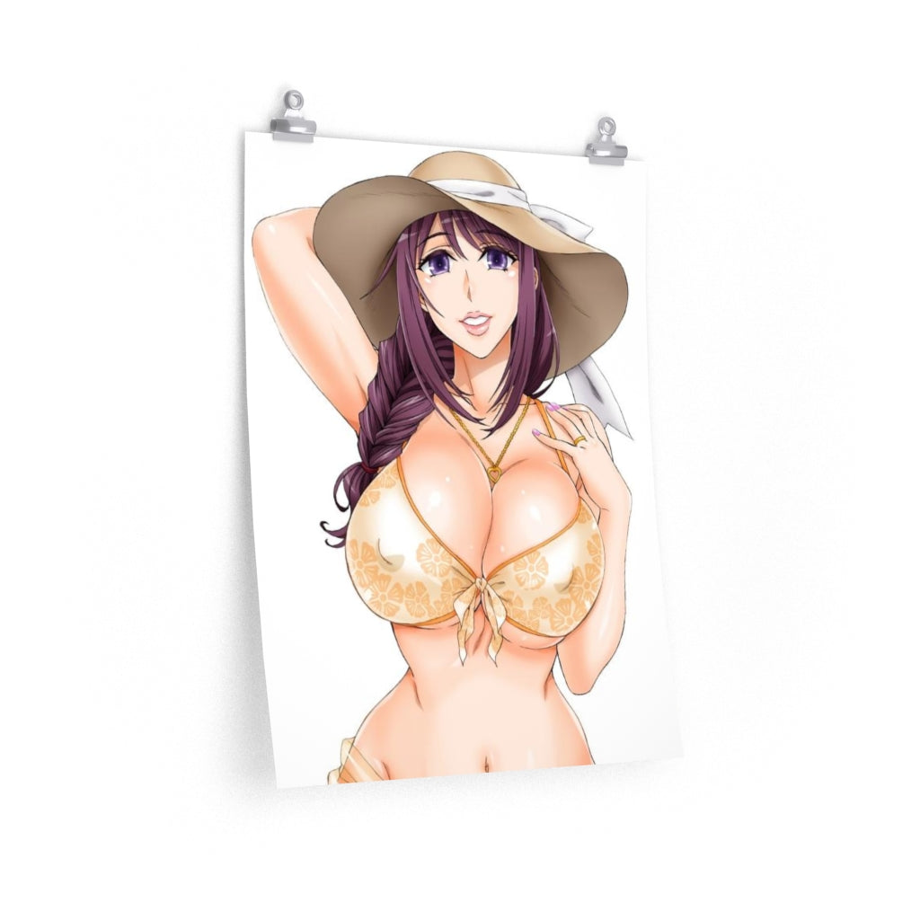 Ryuuzouji Sanae Sexy Bikini Walkure Romanze Poster - Lewd Premium Matte Vertical Poster - Adult Wall Art