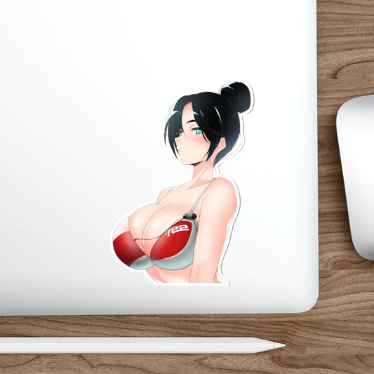 Apex Legends Wraith Big Boobs Waterproof Sticker - Ecchi Vinyl Decal