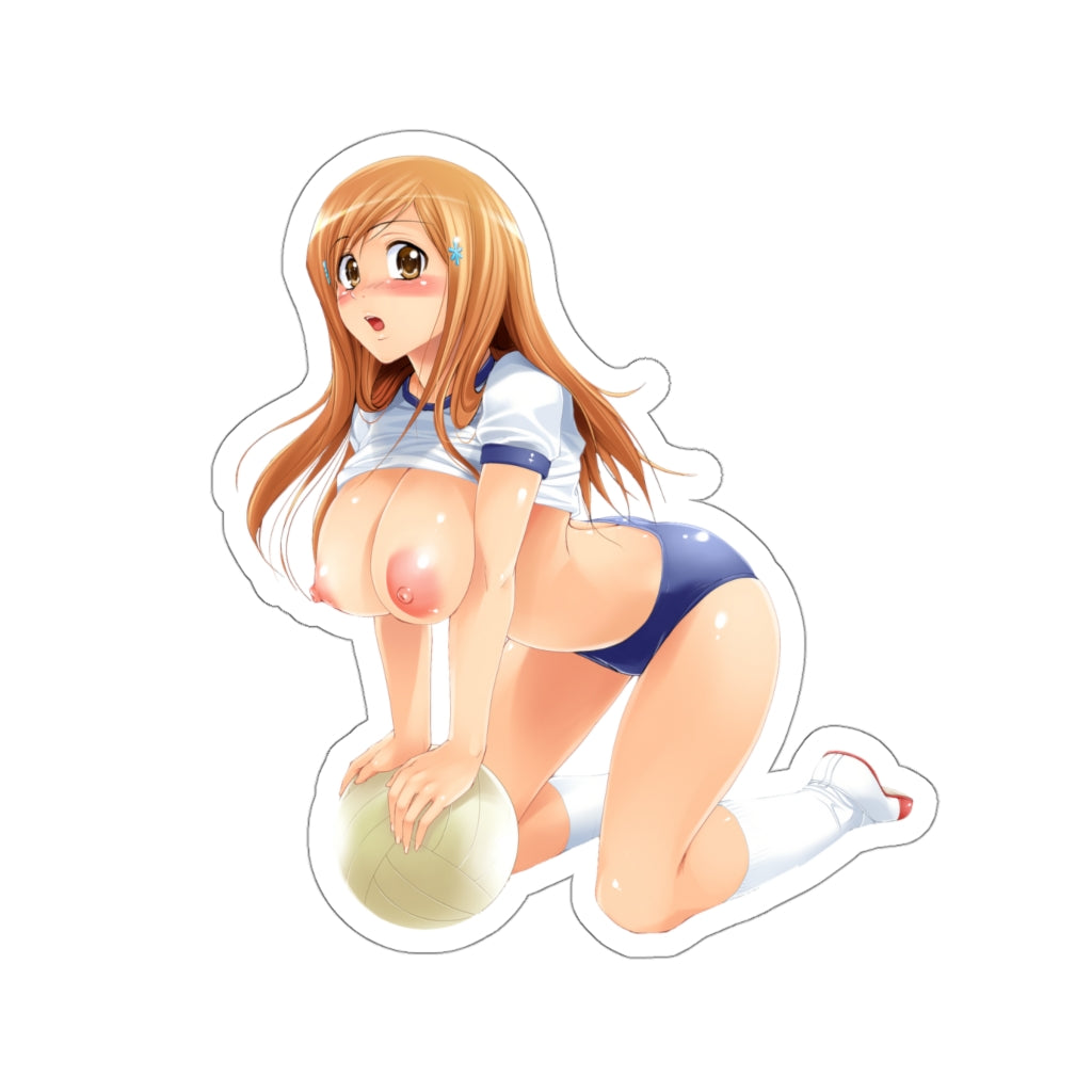 Bleach Anime Orihime Nude Boobs Gym Uniform Waterproof Sticker - Ecchi Vinyl Decal