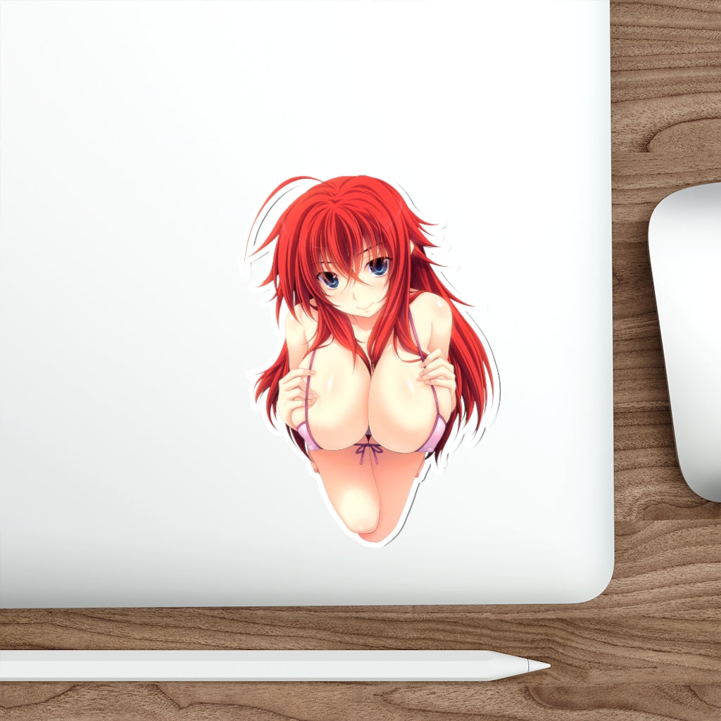 High School DxD Huge Boobs Rias Gremory Waterproof Sticker - Ecchi Vinyl Decal