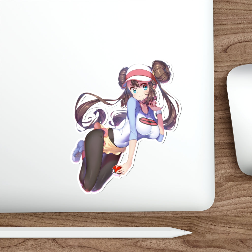 Kawaii Rosa Pokemon Trainer Waterproof Sticker - Ecchi Vinyl Decal