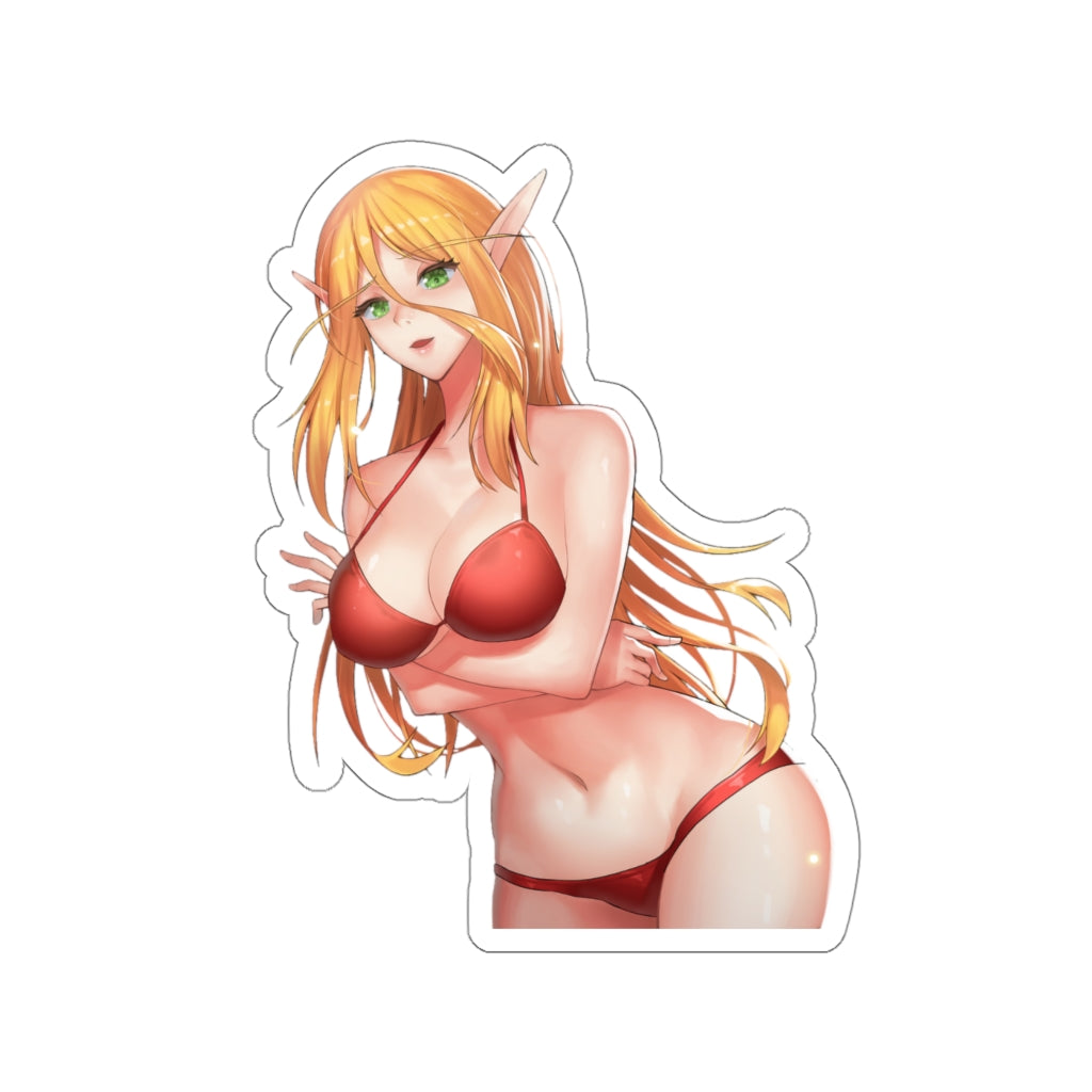 Sexy Bikini Valeera Sanguinar World of Warcraft Waterproof Sticker - Ecchi Vinyl Decal