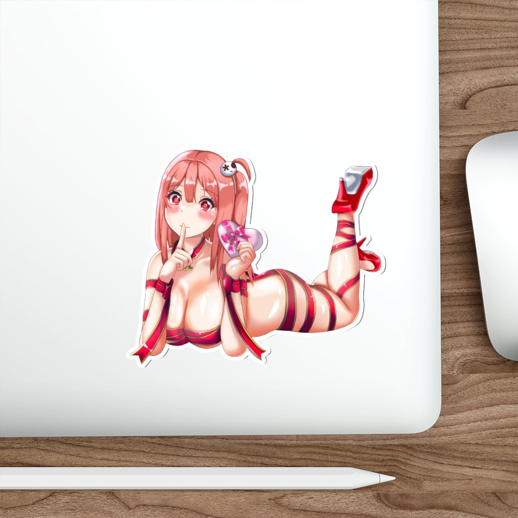 Honoka DOA Sexy Present Waterproof Sticker - Ecchi Vinyl Decal