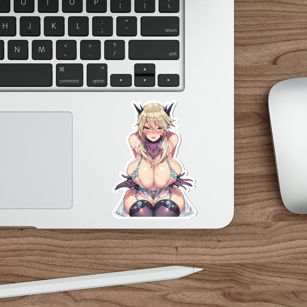 Artoria Pendragon Fate Grand Order Sexy Tits Waterproof Sticker - Ecchi Vinyl Decal