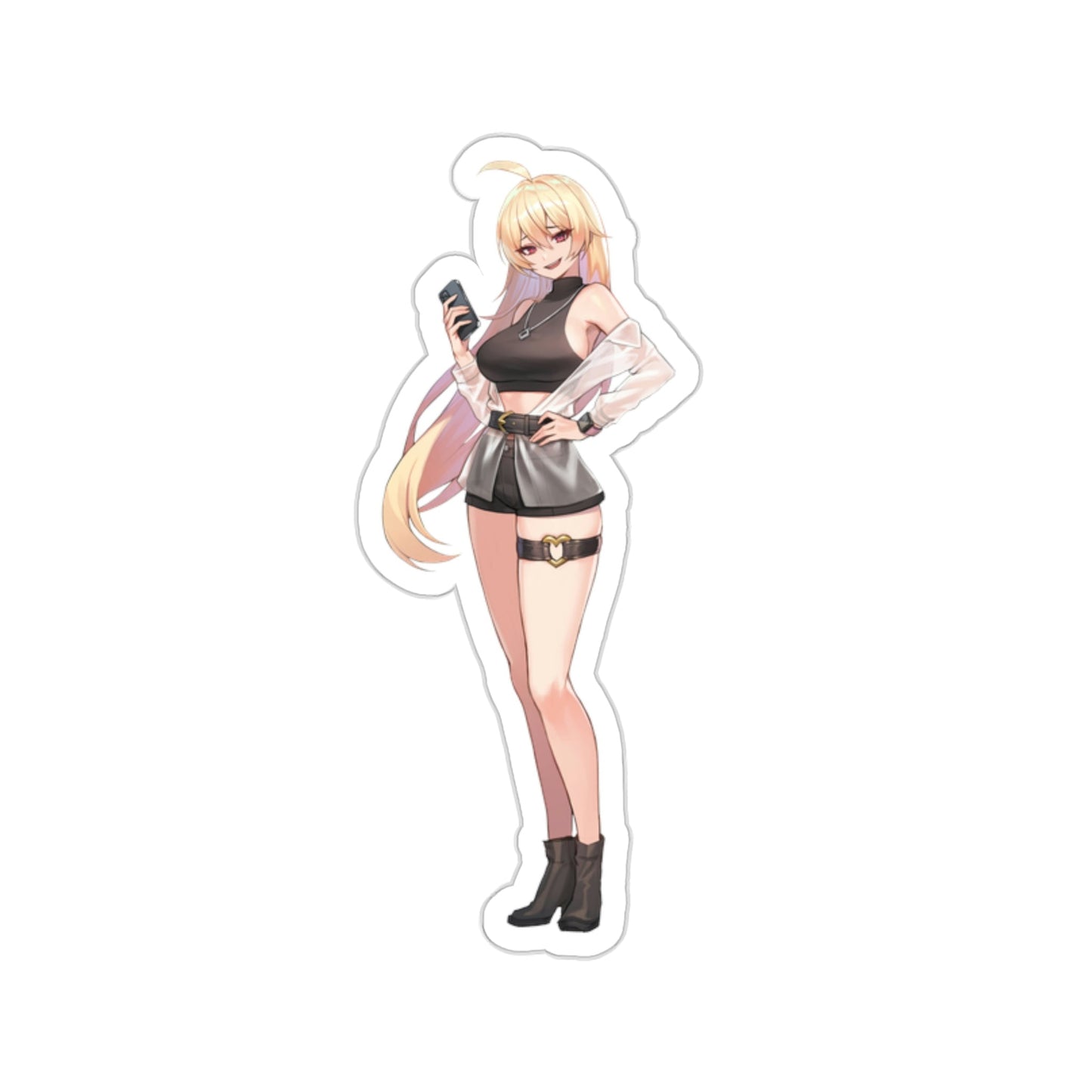 Love Delivery Waifu Waterproof Sticker - Weatherproof Vinyl Car Decal