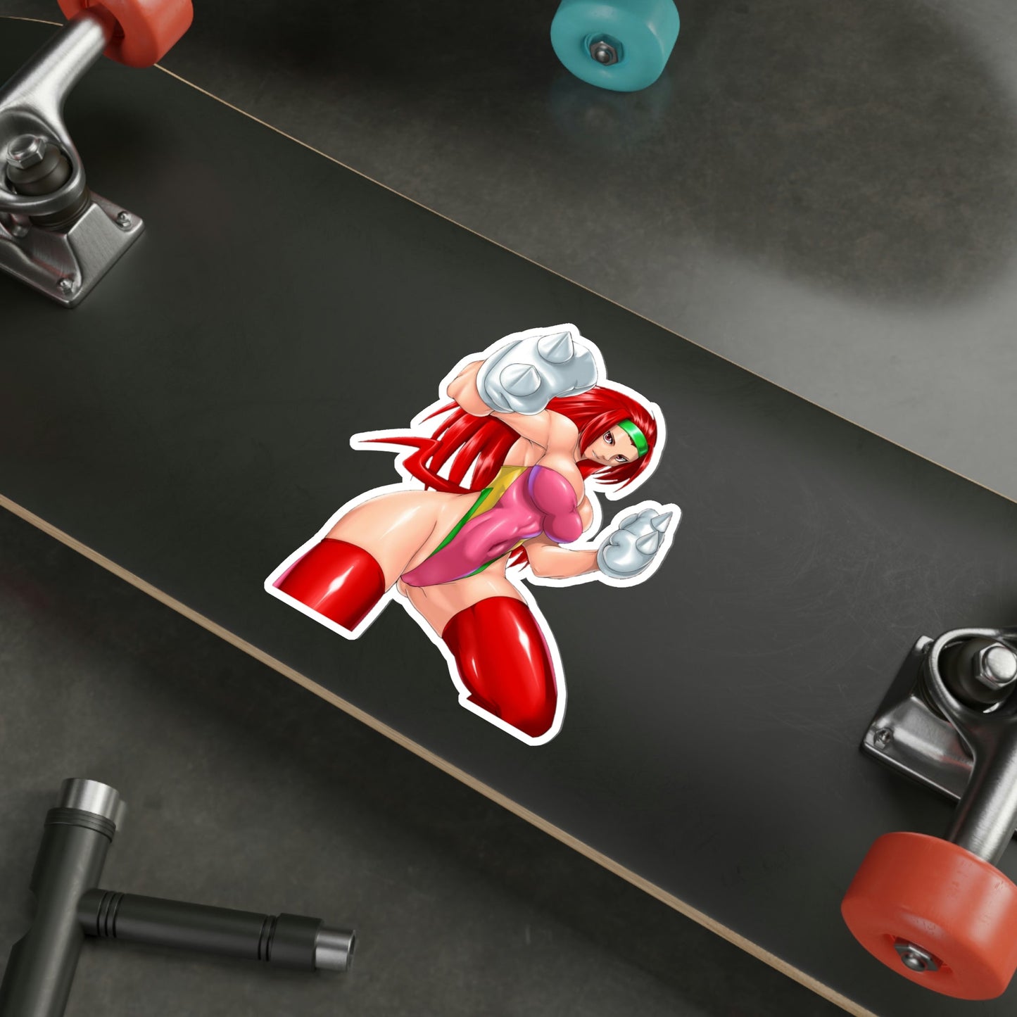 Anthro Sexy Female Knuckles the Echidna Sonic Waterproof Sticker - Weatherproof Vinyl Car Decal