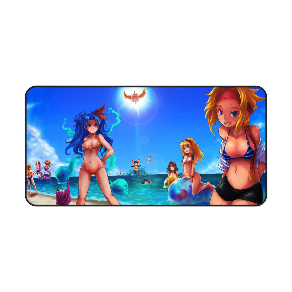 Romancing Saga Bikini Waifus Desk Mat- Sexy Anime Girls Mousepad - Gaming Playmat