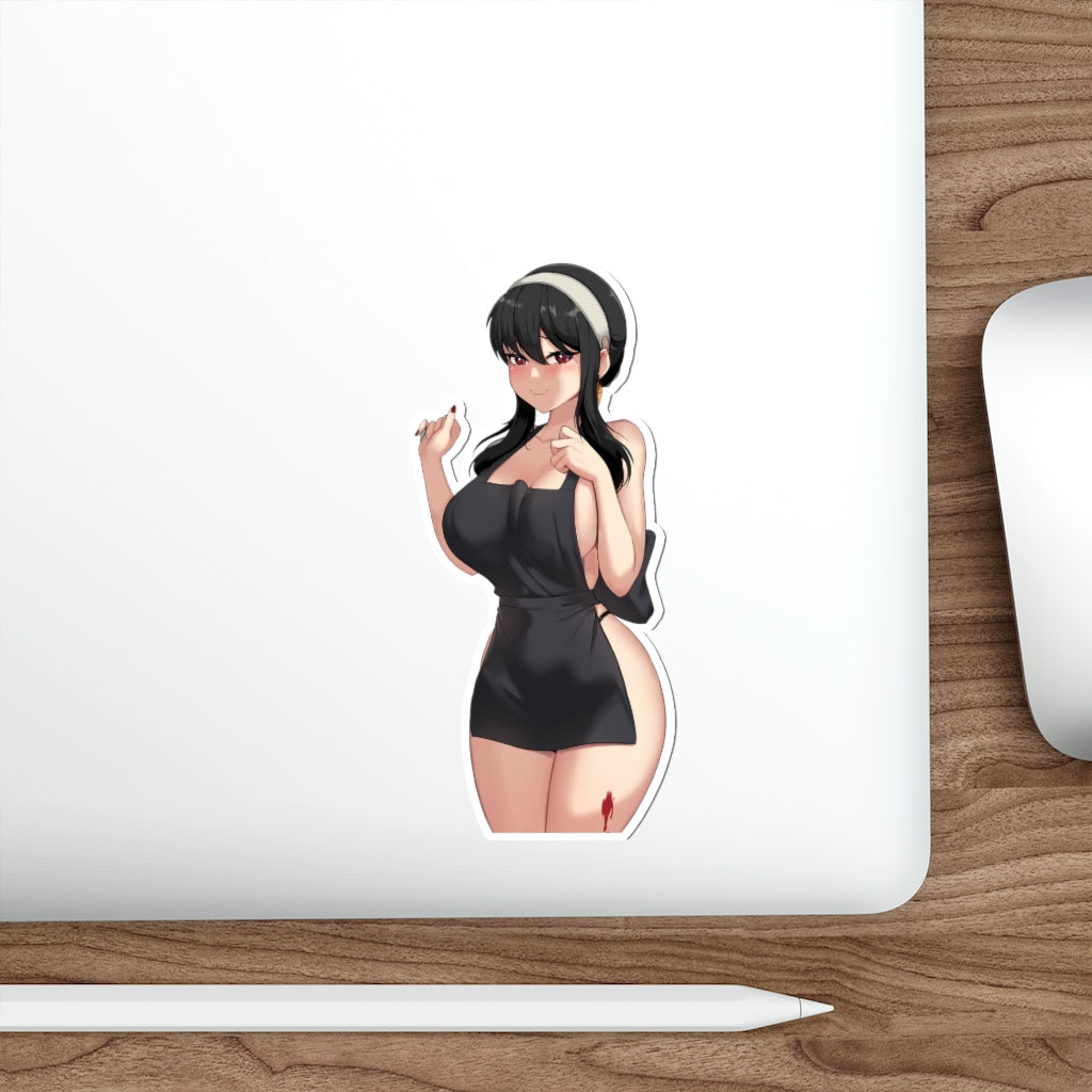 Sexy Apron Waifu Yor Forger Spy x Family Waterproof Sticker - Ecchi Vinyl Decal