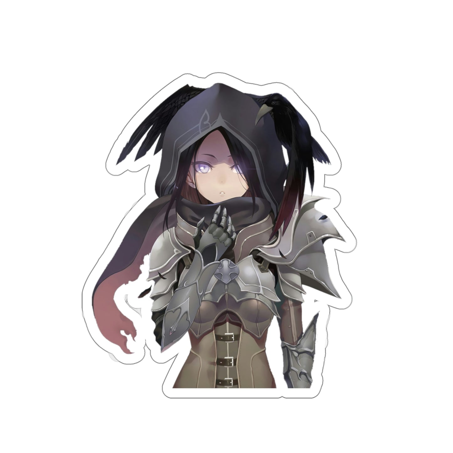 Diablo Demon Hunter Waifu Waterproof Sticker - Weatherproof Vinyl Car Decal