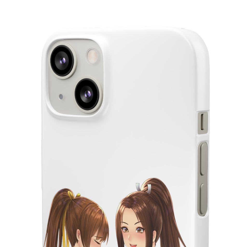 Oppai Anime Phone Case - Kawaii Aesthetic Snap Case - iPhone 13