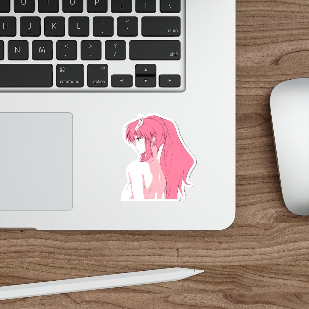 Sexy Lacus Clyne Gundam SEED Waterproof Sticker - Ecchi Vinyl Decal