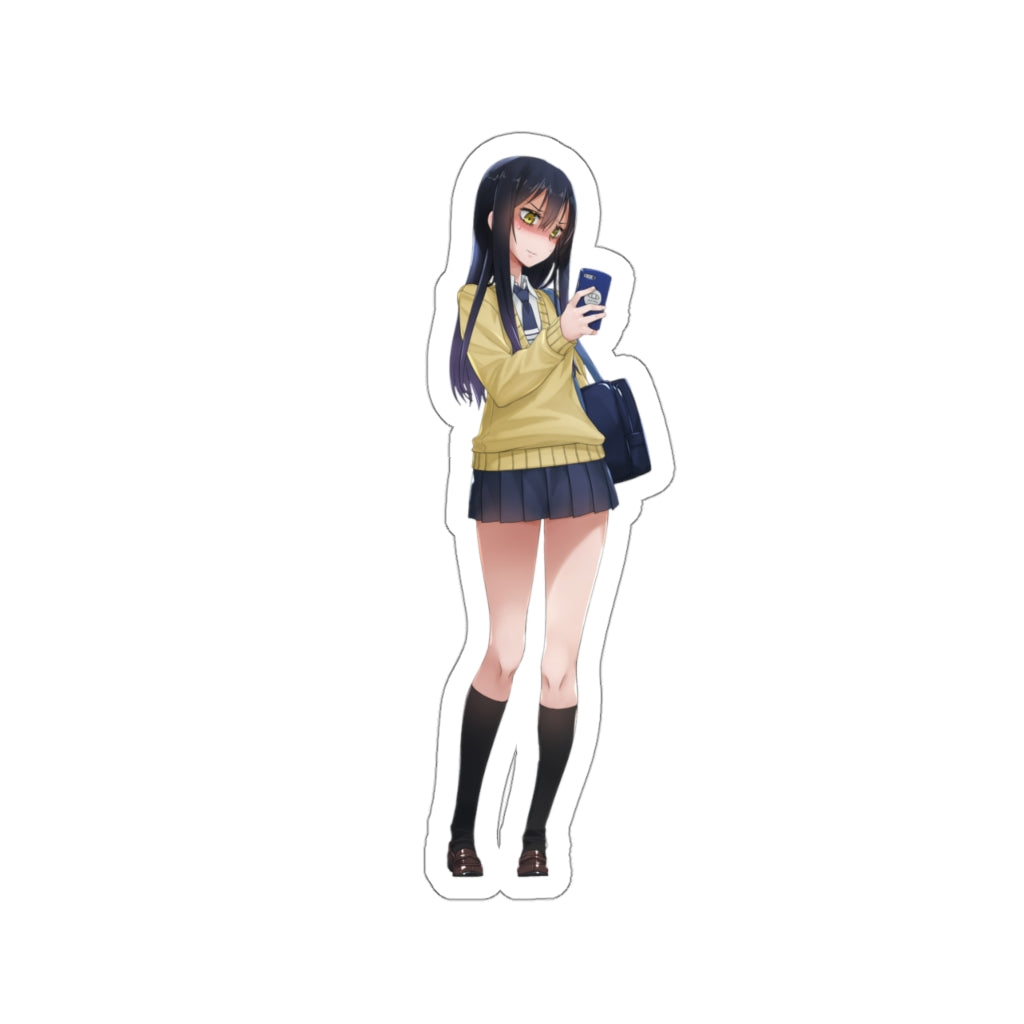 Mieruko Chan Slice Of Horror School Girl Miko Yotsuya Waterproof Sticker - Ecchi Vinyl Decal