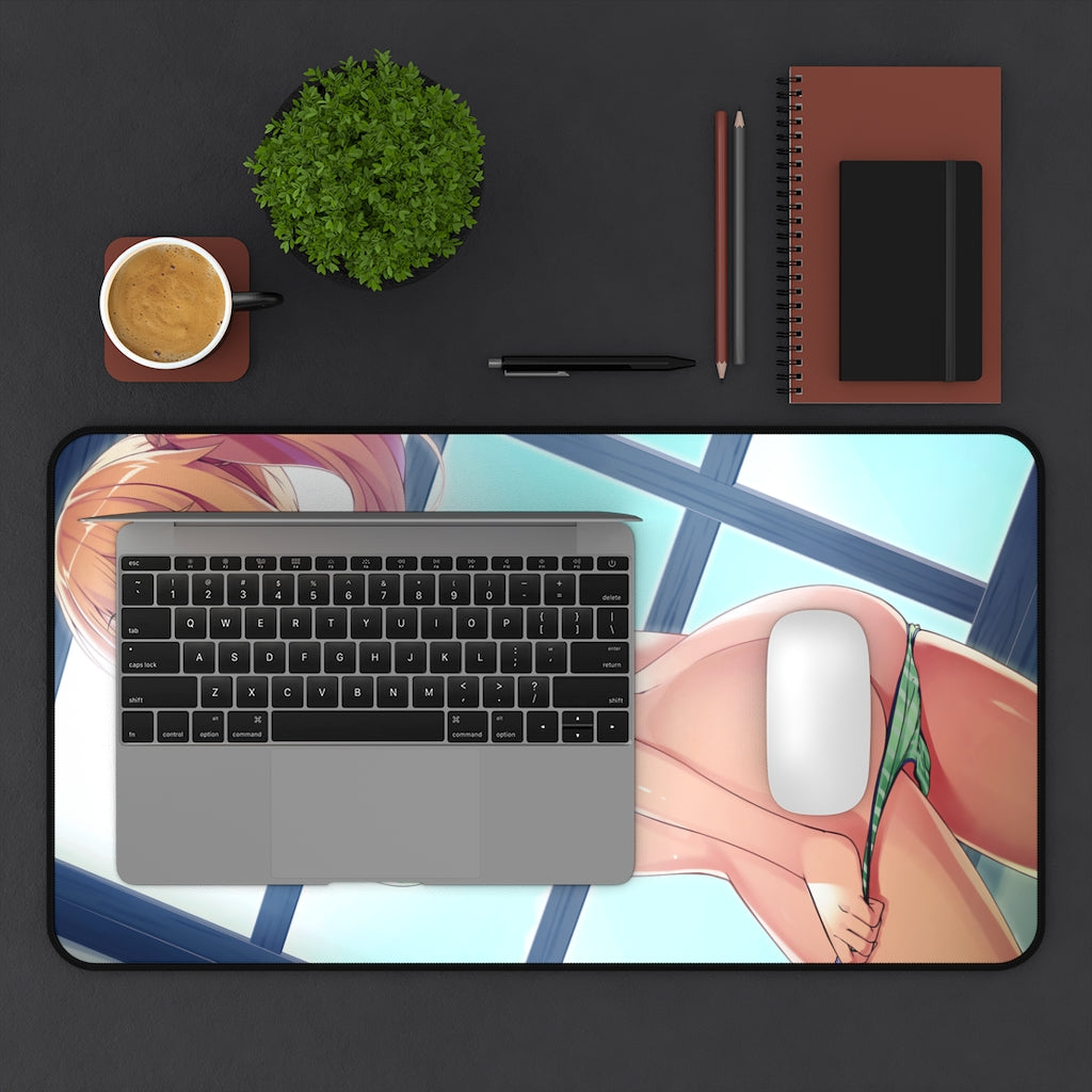 Under One Wing Sexy Mousepad - Sasaki Kazusa Ecchi Desk Mat - Gaming Playmat