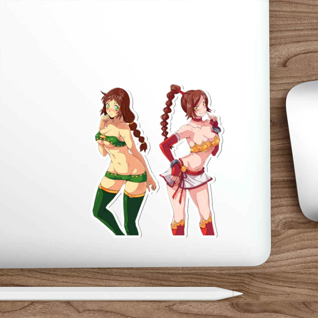 Ty Lee and Jin Waterproof Sticker - Avatar the Last Airbender Ecchi Vinyl Anime Car Decal