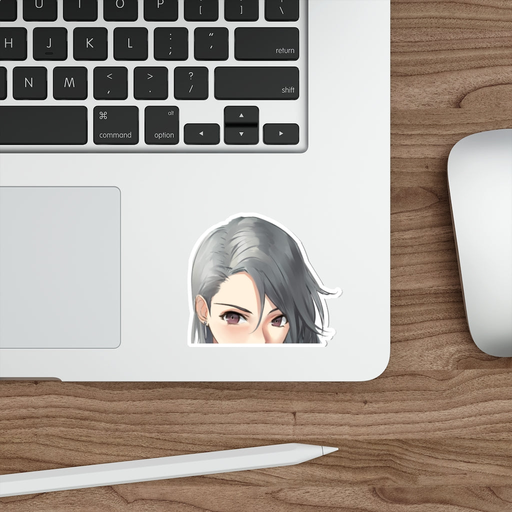 Persona 5 Sae Niijima Peeker Sticker - Anime Peeker Car Decal