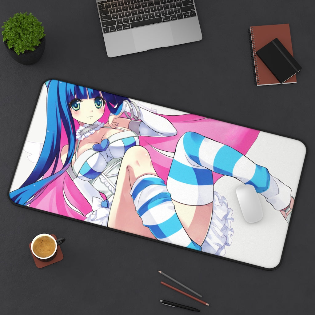 Panty and Stocking with Garterbelt Waifu Desk Mat - Non Slip Mousepad