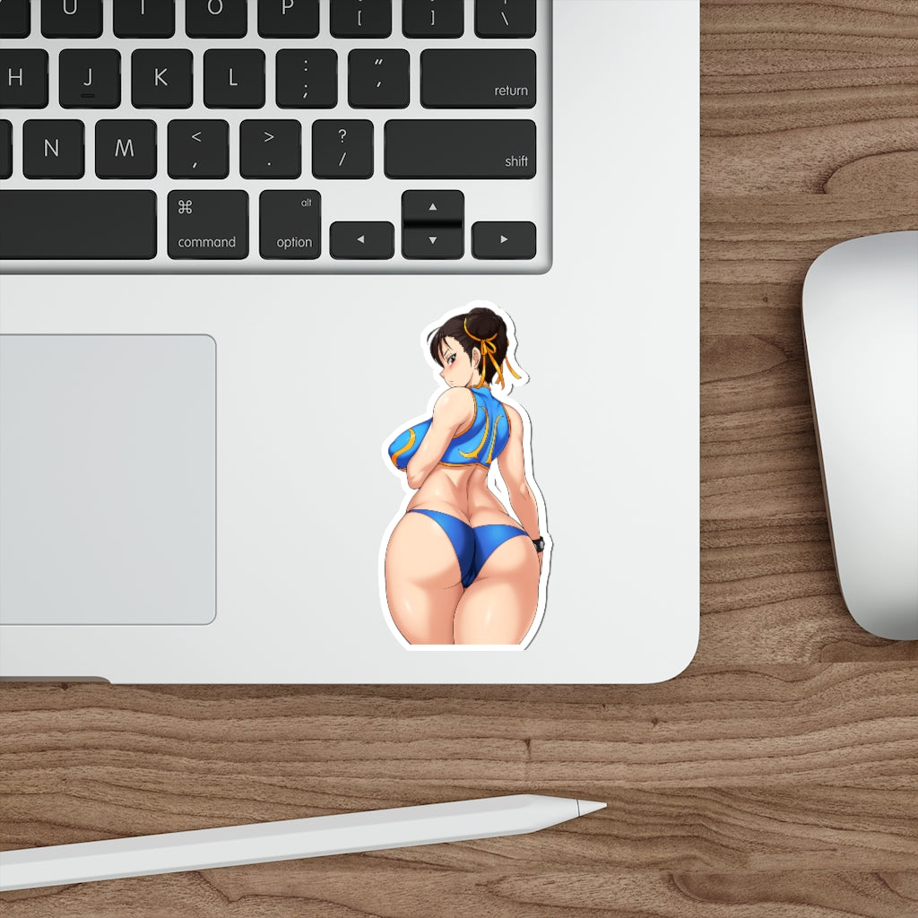 Big Butt Chun Li Waterproof Sticker - Ecchi Vinyl Decal