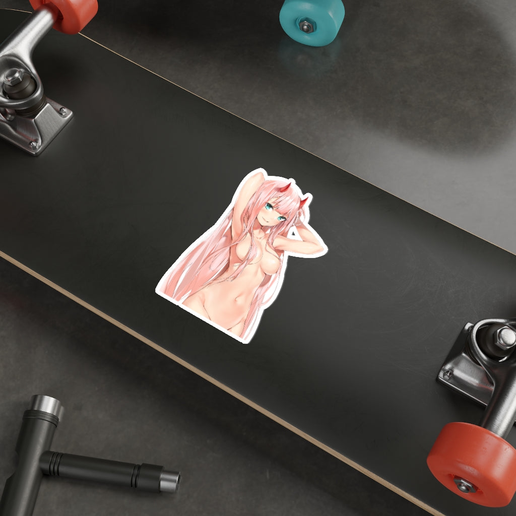 Nude Zero Two Waterproof Sticker - Ecchi Decal - Darling in the Franxx –  K-Minded