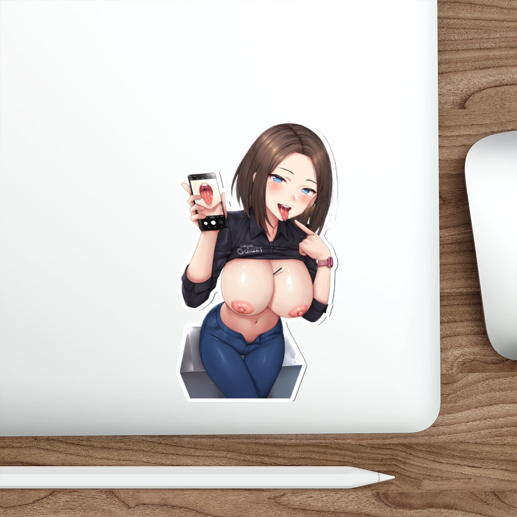 Sam Samsung Virtual Assistant Waterproof Sticker - Ecchi Vinyl Decal