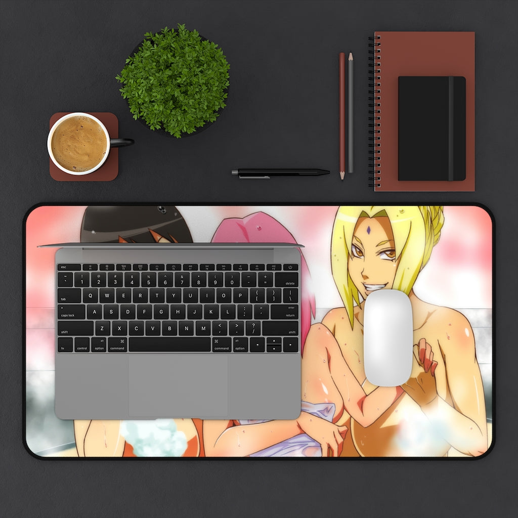 Sakura Tsunade and Shizune Naruto Onsen Mousepad - Gaming Playmat