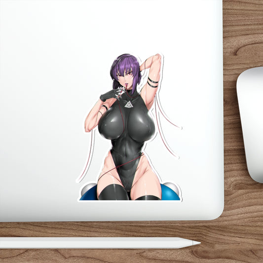 Autocollant étanche connecté Ghost in The Shell Sexy Motoko Kusanagi - Autocollant en vinyle Ecchi